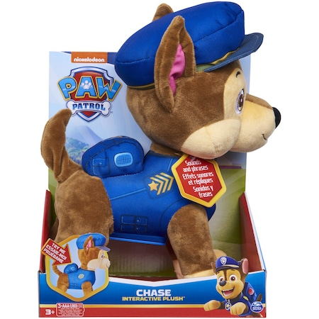 Jucarie de plus interactiva Paw Patrol - Chase, cu sunete si vibratii [0]