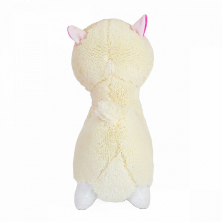 Jucarie de plus Lama cea pufoasa, Alb, 50 cm [2]