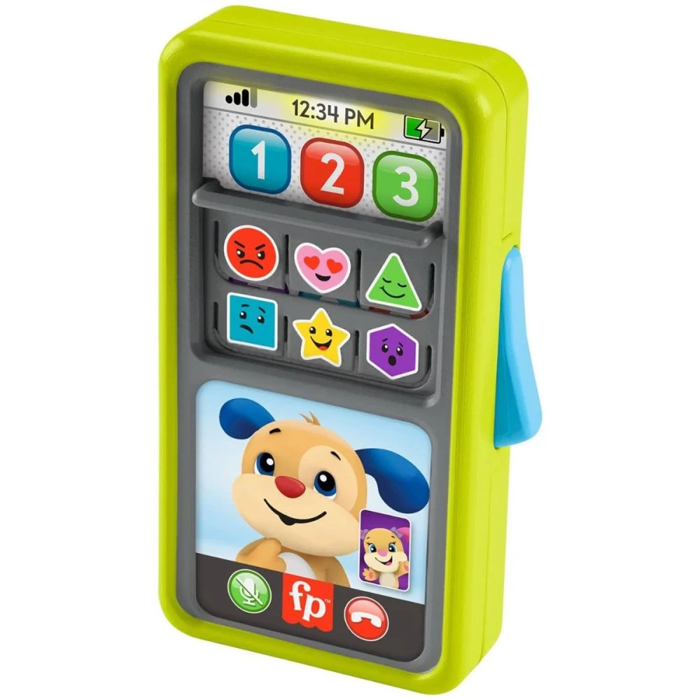 Jucarie Interactiva pentru  Bebelusi FIsher Price, Laugh and Learn, Smartphone interactiv, 2 in 1, in Limba Romana [2]