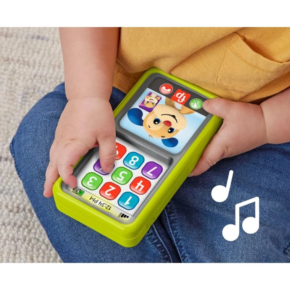 Jucarie Interactiva pentru  Bebelusi FIsher Price, Laugh and Learn, Smartphone interactiv, 2 in 1, in Limba Romana [3]
