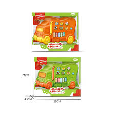 Jucarie Interactiva pentru Bebelusi - Pianina Electrica cu Animale tip Camion pentru Copii mici - Joaca prin Invatare - Lumini și Sunete [1]