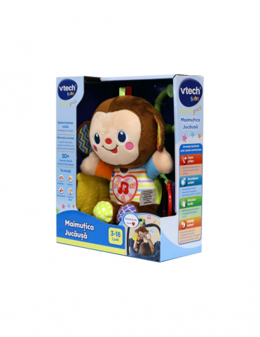 Jucarii in Reclama TV - Jucarie Interactiva pentru Bebelusi  Vtech - Maimutica Jucausa - Bebe Invata prin Joaca