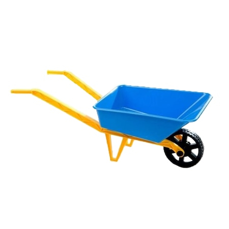Jucarii pentru plaja si nisip - Jucarie roaba de nisip pentru copii Mini Junior 5021-1, Albastru
