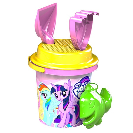 Jucarii pentru plaja si nisip - Jucarii pentru plaja si nisip My Little Pony - Galetusa cu sita si forme pentru joaca in nisip