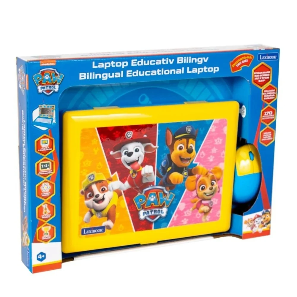 Laptopuri, tablete si gadget-uri copii - Laptop Educational Lexibook, Paw Patrol, 170 de Activitati, versiunea 2024