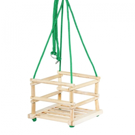 Leagane copii - Leagan clasic Tupiko, din lemn, 33x33x5 cm, Robentoys®