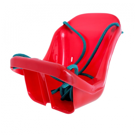 Balansoare, leagane si hamace bebelusi - Leagan cu franghie copii 50 x 33 x 47 Mini Junior 2430-RO, Rosu
