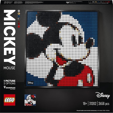 Seturi de constructie - LEGO Art - Disney's Mickey Mouse 31202, 2658 piese