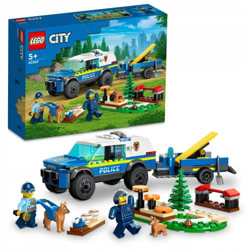Jucarii & jocuri - LEGO City 60369 Antrenamentul Câinilor Polițiști pe Câmpul de Lupta