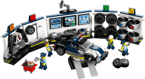 LEGO® City - Custom Police Car Garage - Garaj Personalizat pentru Mașini de Poliție - 489 Piese, 6 Ani + [8]
