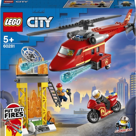Jucarii in Reclama TV - LEGO City Fire - Elicopter de pompieri 60281, 212 piese