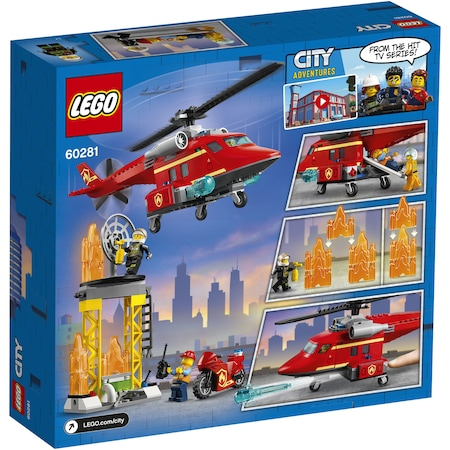 LEGO City Fire - Elicopter de pompieri 60281, 212 piese [8]