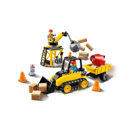 LEGO City Great Vehicles - Buldozer pentru constructii 60252, 126 piese [1]