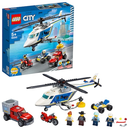 LEGO City Police - Urmarire cu Elicopterul Politiei 60243, 212 piese [11]