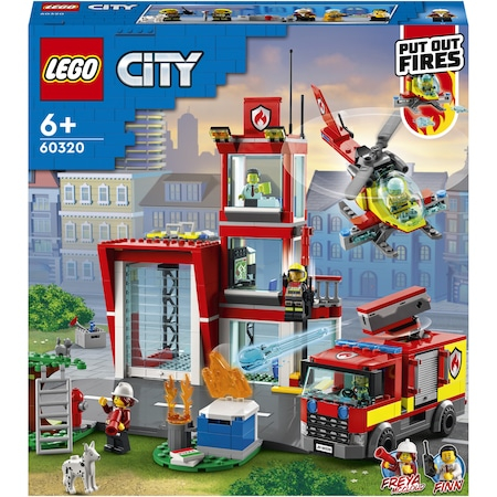 LEGO® City - Remiza de pompieri 60320, 540 piese [0]