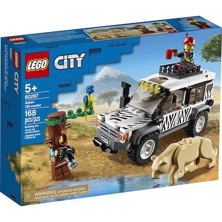 Seturi de constructie - LEGO City - Safari Off-Roader 60267, 168 piese