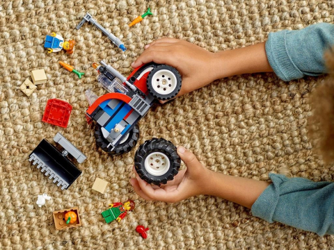 Joc de Constructii LEGO CITY BLOCKS -  Super Tractor Giant 60287, 148 piese 5 + [4]