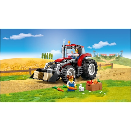 Joc de Constructii LEGO CITY BLOCKS -  Super Tractor Giant 60287, 148 piese 5 + [7]