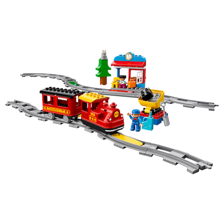 LEGO DUPLO - Tren cu aburi 10874, 59 piese [2]