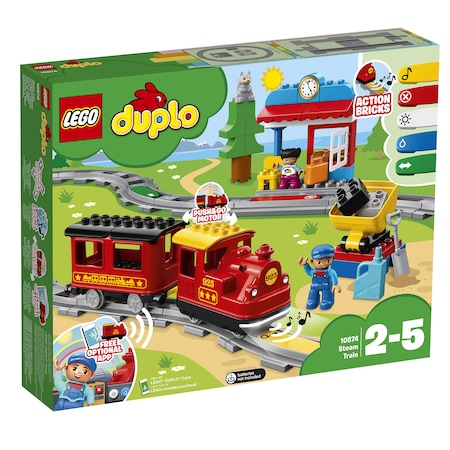 LEGO DUPLO - Tren cu aburi 10874, 59 piese [6]