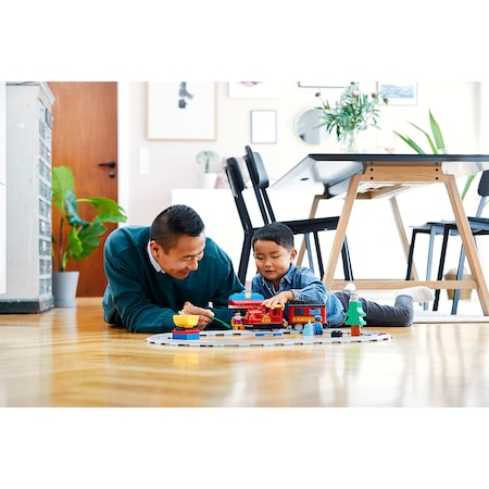 LEGO DUPLO - Tren cu aburi 10874, 59 piese [10]