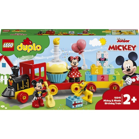 Seturi de constructie - LEGO DUPLO - Trenul zilei aniversare Mickey si Minnie 10941, 22 piese