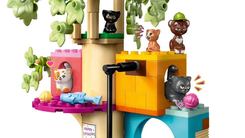 LEGO® Friends Cat Birthday Party  – Petrecere de Ziua Pisicii in Casuta din Copac [4]