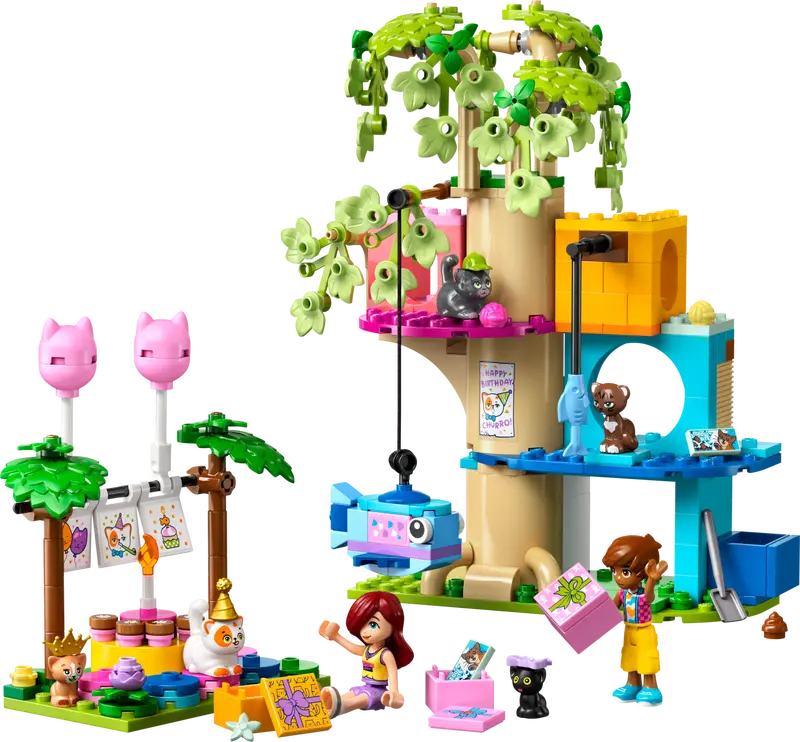 LEGO® Friends Cat Birthday Party  – Petrecere de Ziua Pisicii in Casuta din Copac [3]