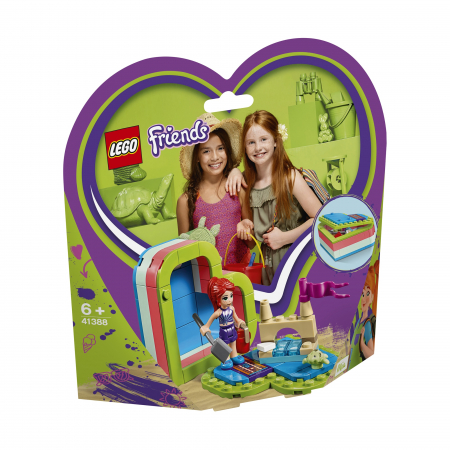 Seturi de constructie - LEGO® Friends - Cutia de vara in forma de inima a Miei 41388