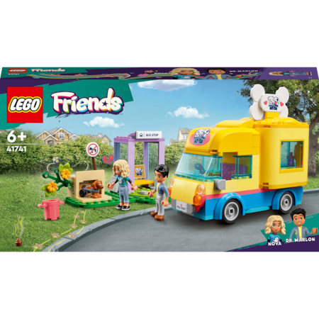 Jucarii in Reclama TV - LEGO® Friends - Furgoneta pentru salvarea cainilor 41741, 300 piese