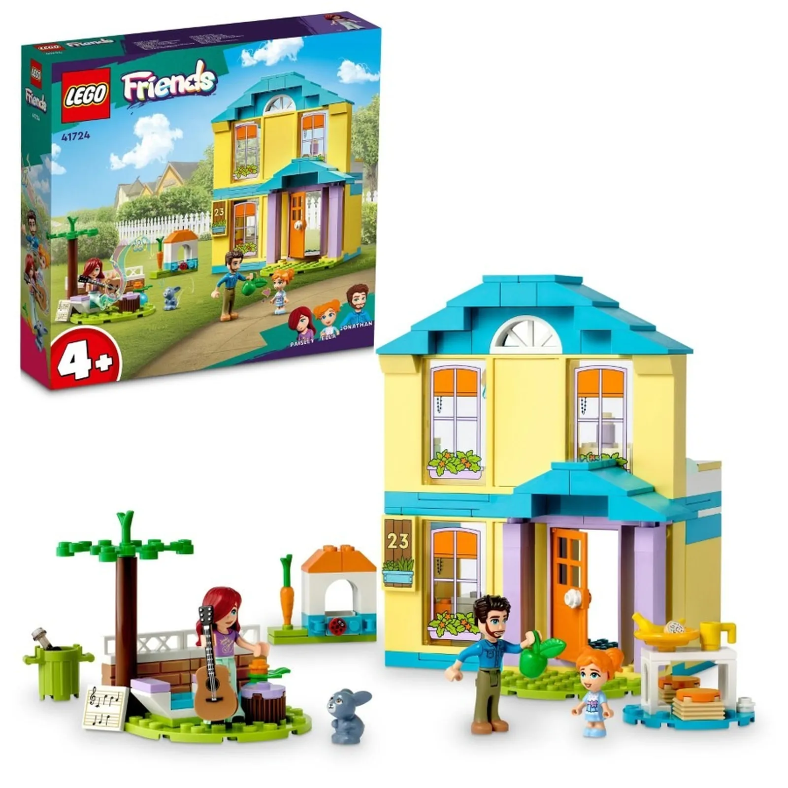Cuburi si caramizi - LEGO Friends , Noua Generatie -  Casa lui Paisley din Orasul Heartlake , 185 piese