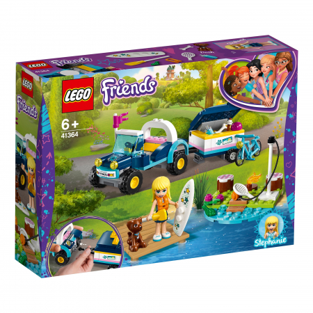 Jucarii in Reclama TV - LEGO Friends - Vehiculul cu remorca al Stephaniei 41364, 166 piese