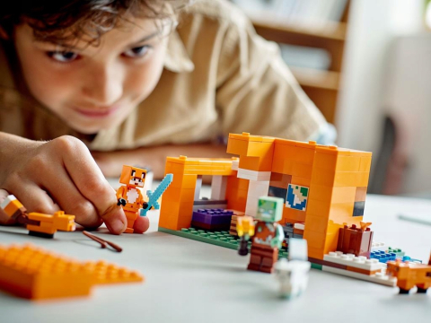 LEGO Minecraft 21178 Fox Habitat - Bârlogul Vulpii [1]