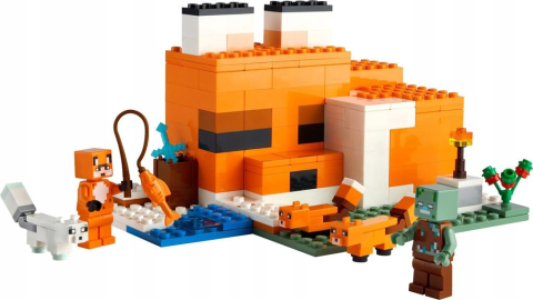 LEGO Minecraft 21178 Fox Habitat - Bârlogul Vulpii [6]