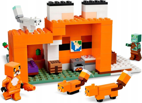 LEGO Minecraft 21178 Fox Habitat - Bârlogul Vulpii [5]