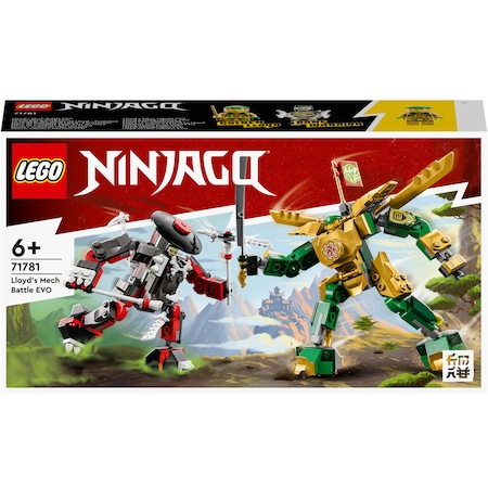 Seturi de constructie - LEGO® Ninjago - Lupta cu robotul EVO al lui Lloyd 71781, 223 piese