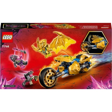 LEGO® Ninjago - Motocicleta-dragon aurie a lui Jay 71768, 137 piese [13]