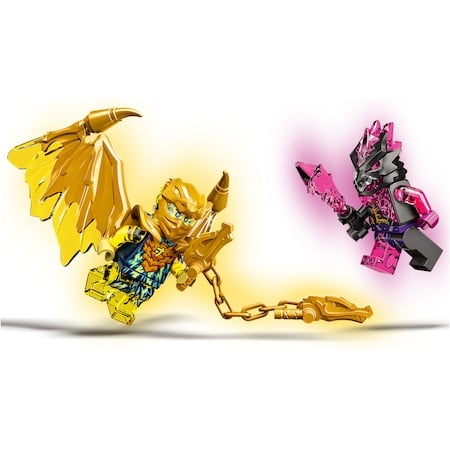LEGO® Ninjago - Motocicleta-dragon aurie a lui Jay 71768, 137 piese [4]