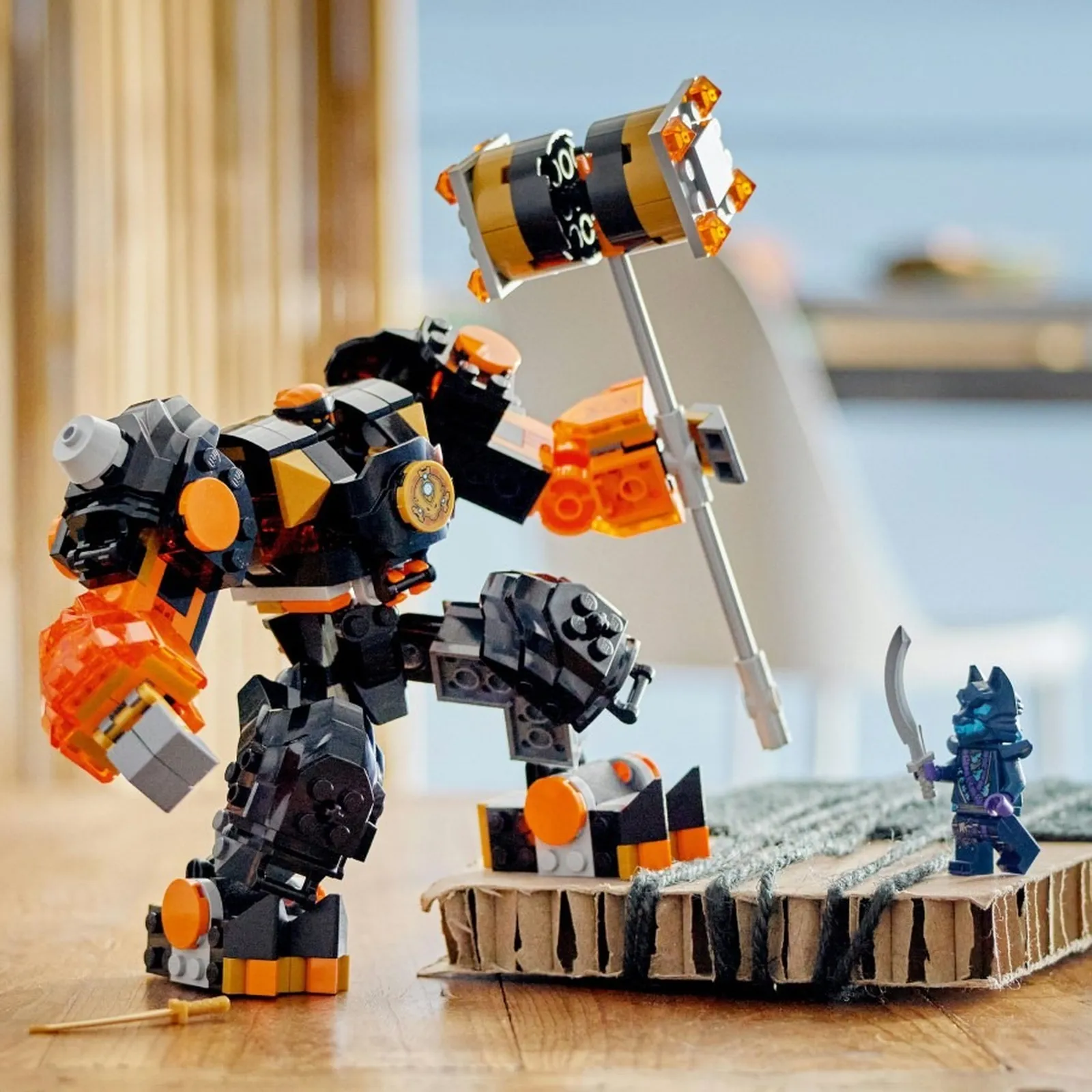 LEGO® Ninjago® -  Marele Robot Stihie de Pamant al lui Cole 71806, 235 piese, 7ani + [4]