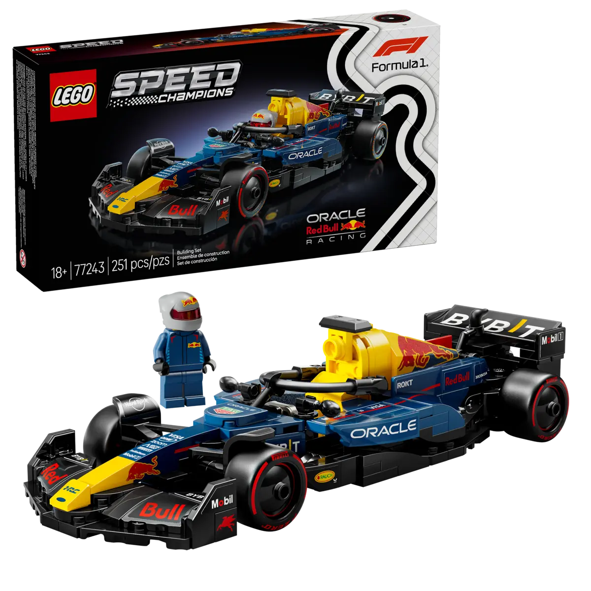 Cuburi si caramizi - LEGO® Speed ​​Champions- Mașina de Curse F1® Oracle Red Bull Racing RB20