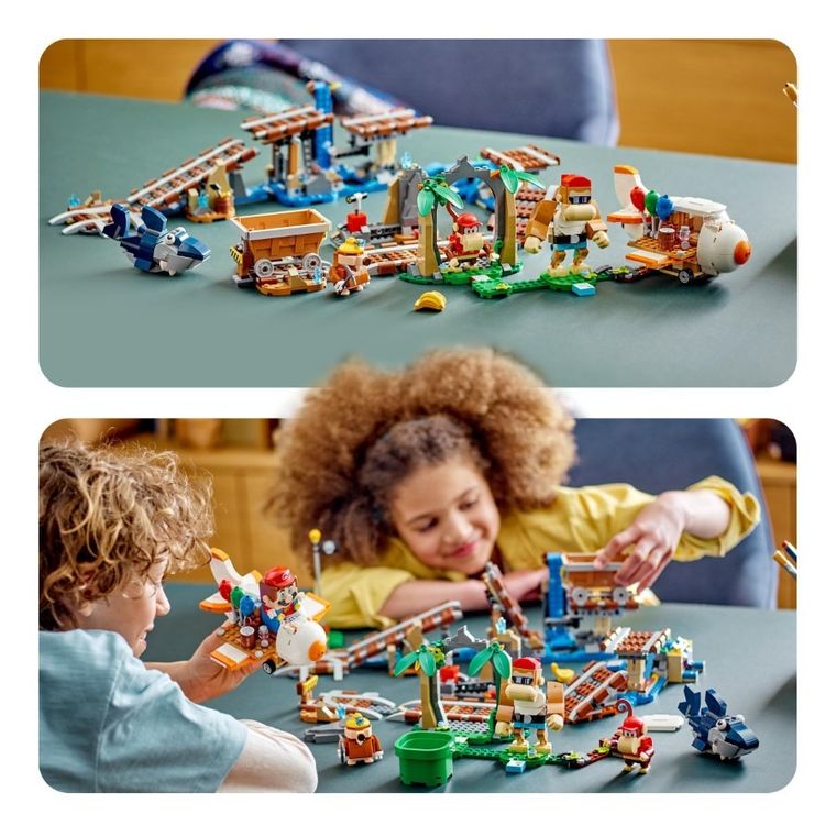 LEGO® Super Mario - Set de extindere - Plimbarea cu vagonetul minier a lui Diddy Kong 71425, 1157 piese [5]