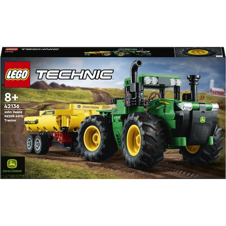 LEGO® Technic - John Deere 9620R 4WD Tractor cu Remorca Basculabila 42136, 390 piese [10]