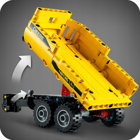LEGO® Technic - John Deere 9620R 4WD Tractor cu Remorca Basculabila 42136, 390 piese [3]