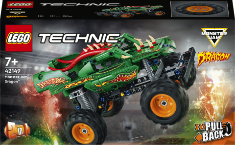 Set de Constructii LEGO Technic  2 in 1 Monster Jam Dragon [2]