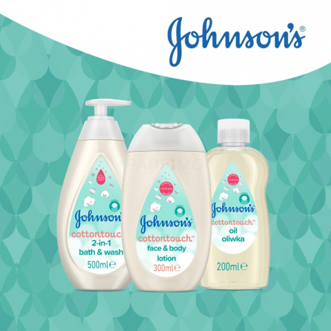 Lotiune de spalare din cap pana in picioare 2 in 1  Johnson's Baby Cotton Touch, 500 ml [3]