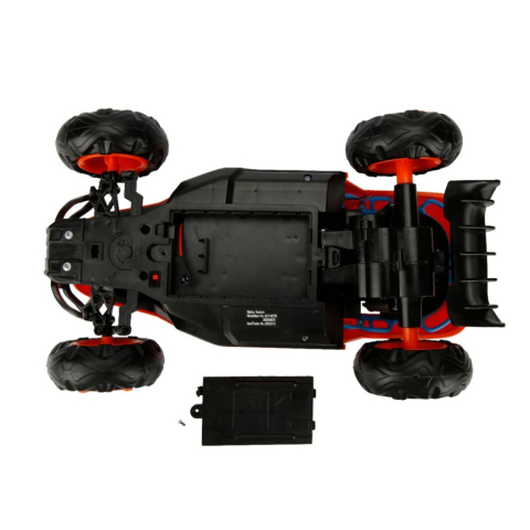 Masinuta de Teren cu Telecomandă  Blitzz Off-Road , Reîncărcabilă prin USB , Iluminată, Luminile de Plafon Intermitente ,  Frecvență de 2,4 GHz ,  32 CM Lungime -  Scară 1:14 [14]