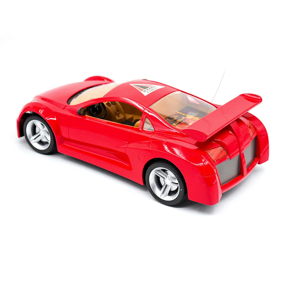 Masina cu Telecomanda Motor Racer Street , Faruri LED, Acumulator si Incarcator Incluse, Scala 1:12 , Culoare Rosie [4]