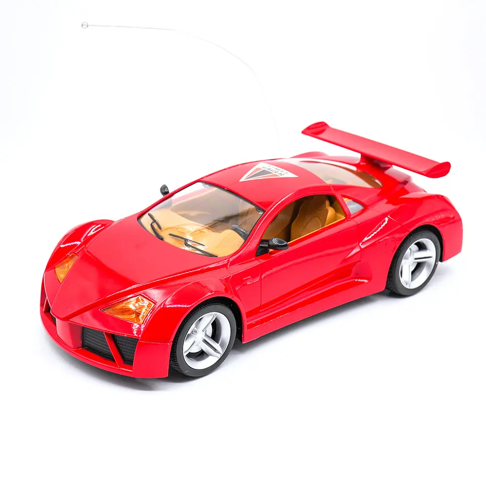 Masina cu Telecomanda Motor Racer Street , Faruri LED, Acumulator si Incarcator Incluse, Scala 1:12 , Culoare Rosie [5]