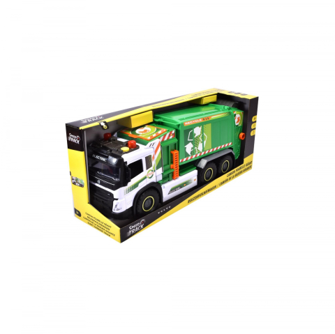 Masina de Gunoi Interactiva Mare  cu Lumini si Sunete Autentice  Speed  Track  Recycle Truck -  Dimensiuni Ambalaj :  58 x 18 x 25  CM [8]