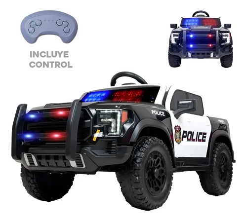 Masinute - Masinuta Electrica pentru Copii -  SUV  Police Dodge  Ford  Ranger - Autonomie Mare Motor 2 x 30W, Telecomanda, Suspensie, Muzica si Lumini, Varsta 3-8 Ani